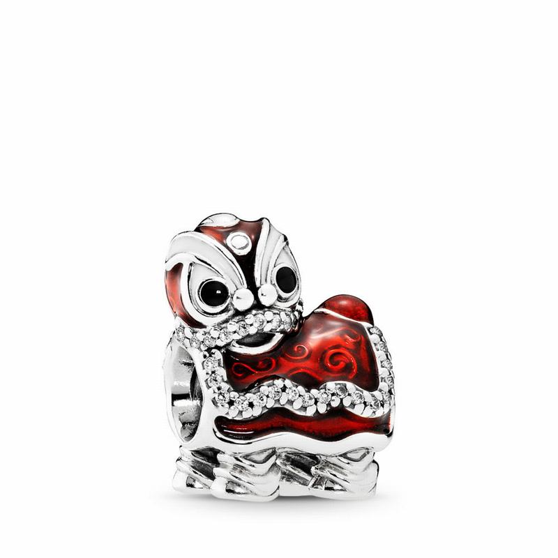 Pandora Chinese Lion Dance Charm Silver Egypt DY0263789